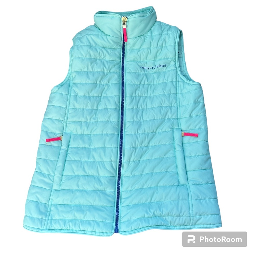 Vineyard Vines Teal Puffy Vest